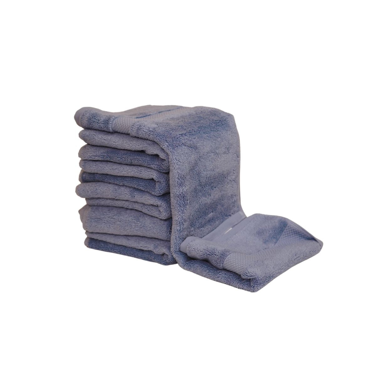 Prosop de baie din bumbac 100%, 41x76 cm, Maisonette Loft, indigo