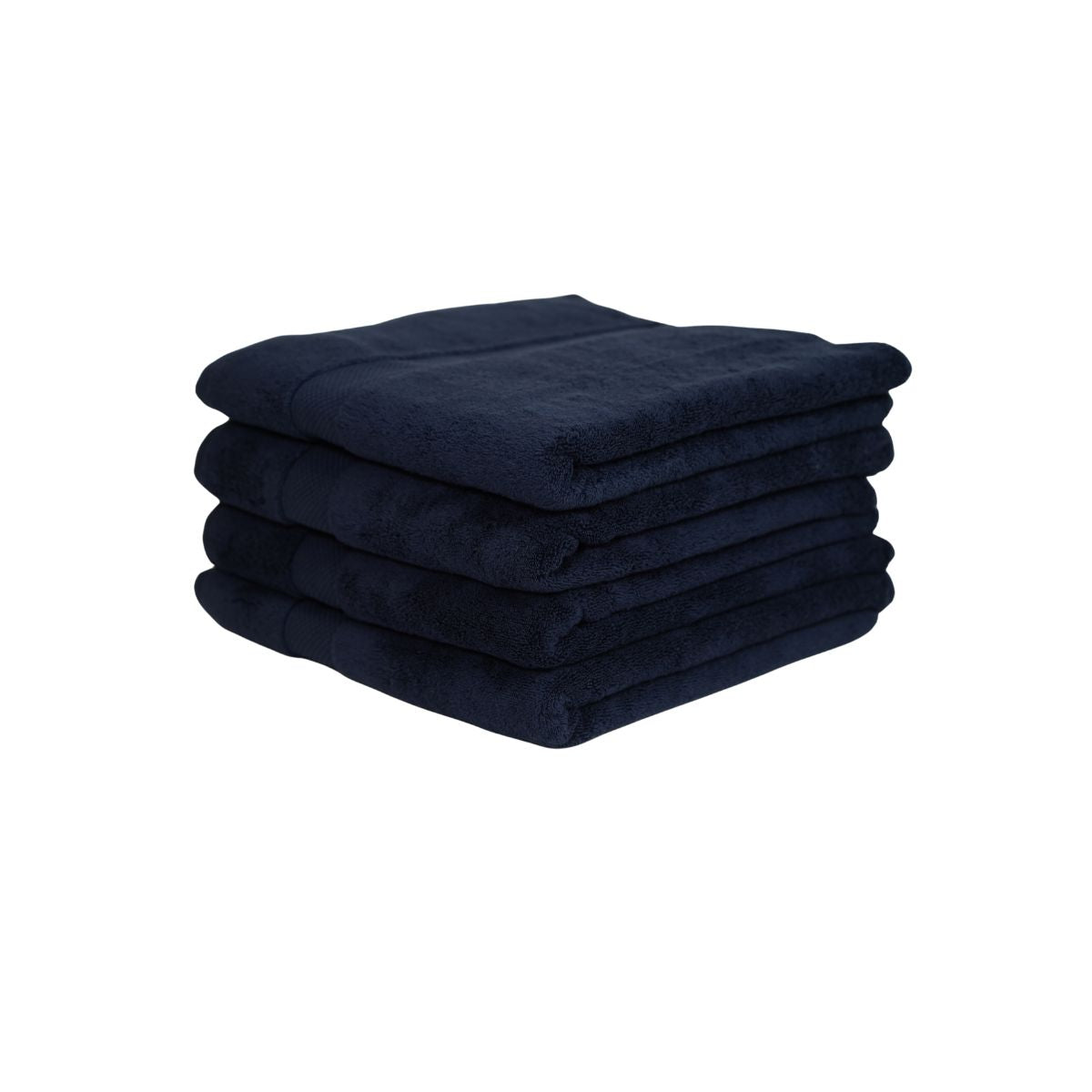 Prosop de baie din bumbac 100%, 76x147 cm, Maisonette Loft, albastru navy