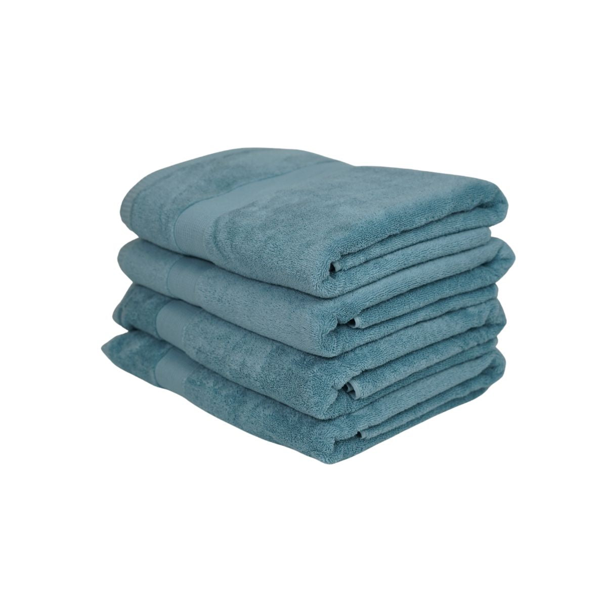 Prosop de baie din bumbac 100%, 90X150 cm, Maisonette Pure, bleu