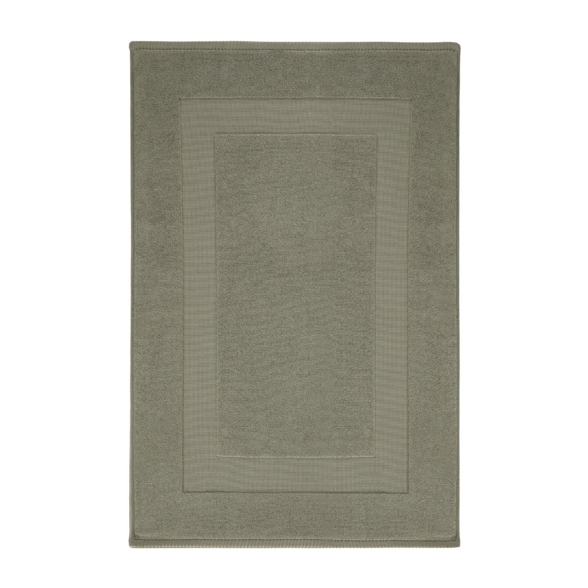 Prosop de baie din bumbac 100%, pentru picioare, 60X95 cm, Maisonette Pure Tubemat, verde oliv