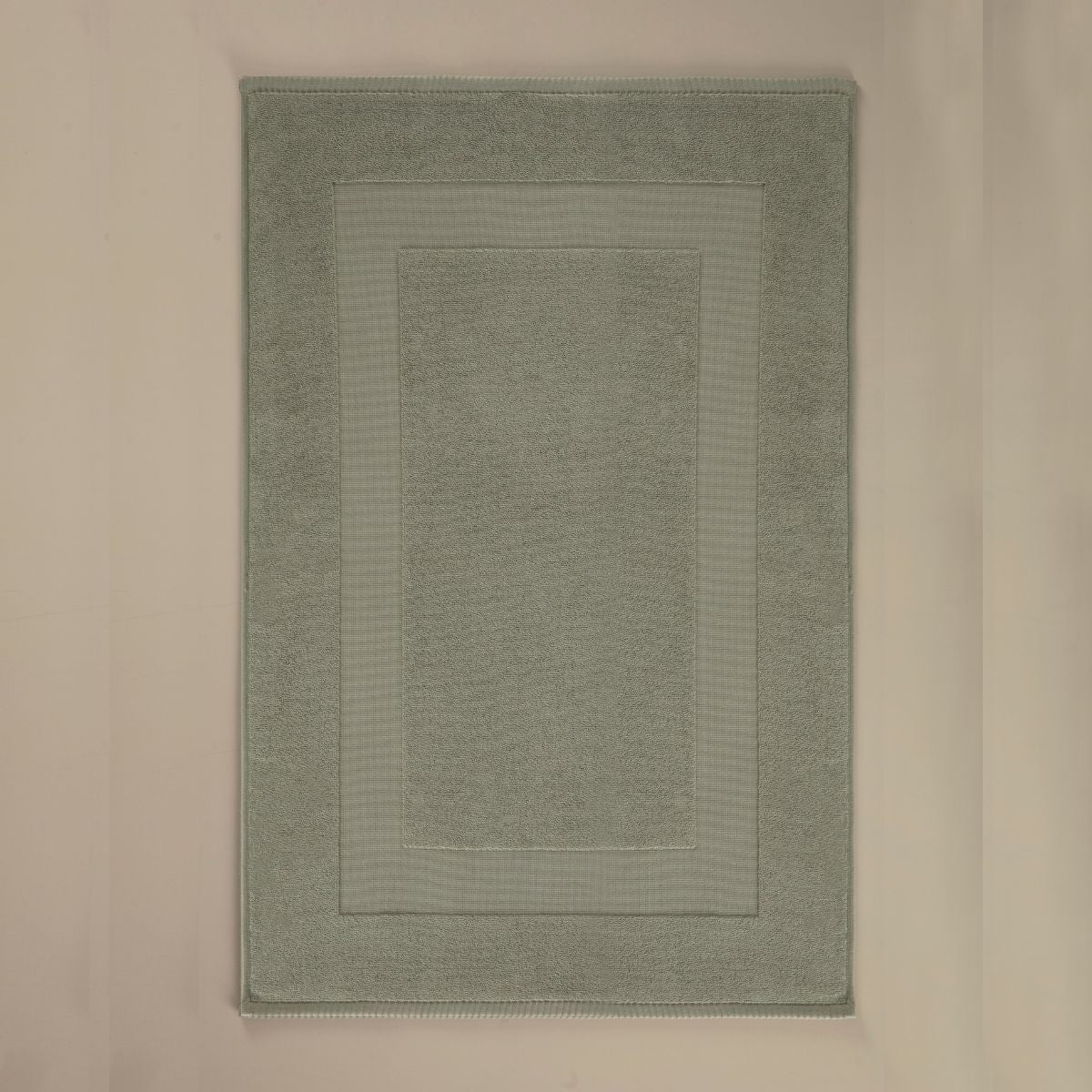 Prosop de baie din bumbac 100%, pentru picioare, 60X95 cm, Maisonette Pure Tubemat, verde oliv