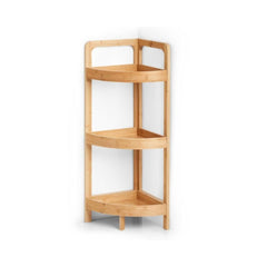 Raft de colt maro din bambus 29 x 29 x 85 cm Corner Shelf Zeller