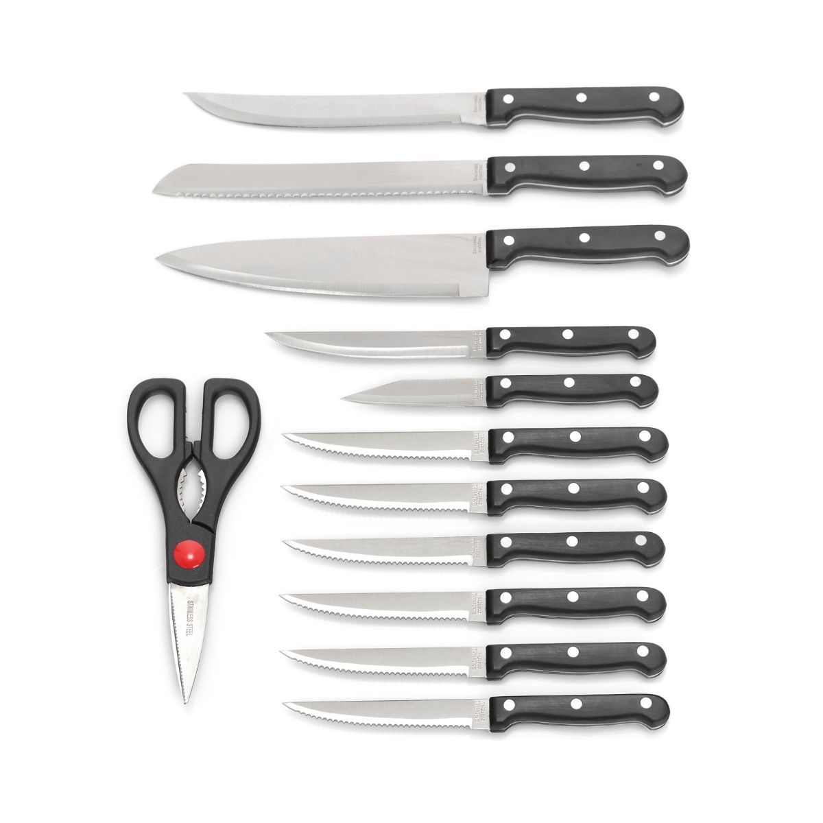 Set 13 cutite cu suport, Knife Block Zeller