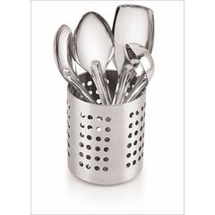 Set 4 ustensile pentru bucatarie si suport, din inox, Grunberg GR197