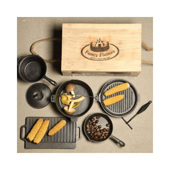 Set 7 piese pentru gatit din otel turnat Dutch Oven Esschert Design