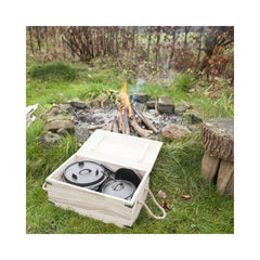 Set 7 piese pentru gatit din otel turnat Dutch Oven Esschert Design