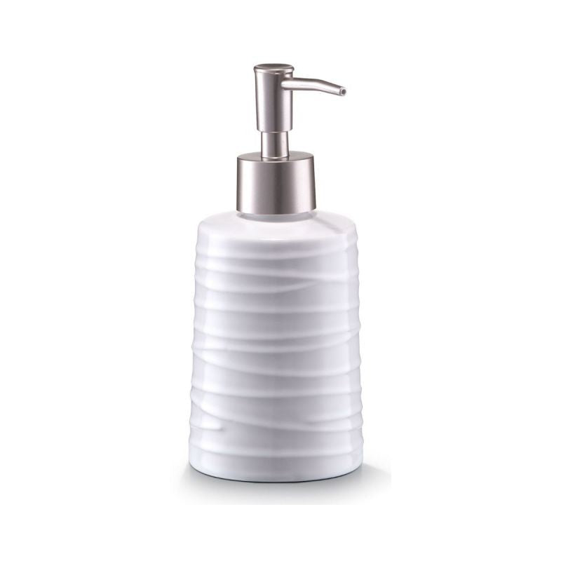 Set accesorii de baie, alb, din ceramica, Conic Zeller