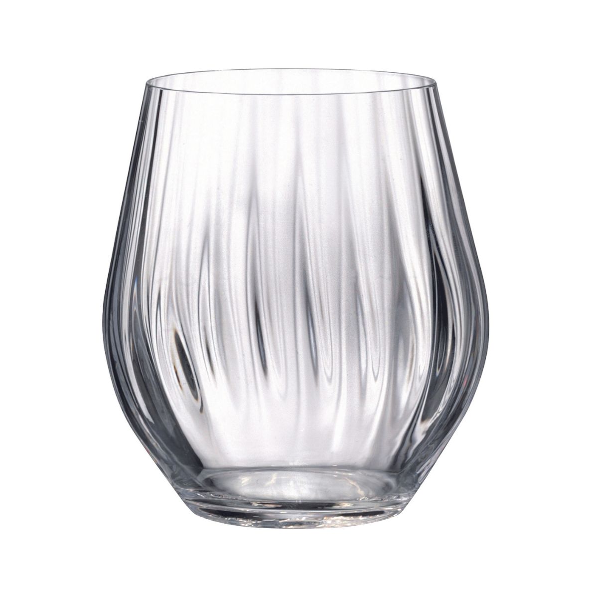 Set de 16 pahare pentru vin rosu, vin alb, sampanie si apa, transparent, din cristal de Bohemia, 500/520/690/260 ml, Sarah Waterfall