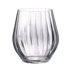Set de 16 pahare pentru vin rosu, vin alb, sampanie si apa, transparent, din cristal de Bohemia, 500/520/690/260 ml, Sarah Waterfall