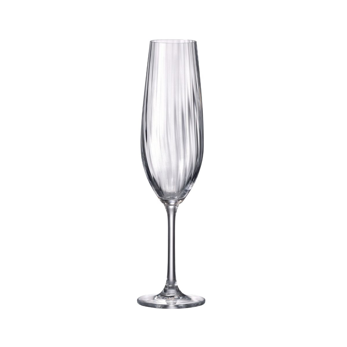 Set de 16 pahare pentru vin rosu, vin alb, sampanie si apa, transparent, din cristal de Bohemia, 500/520/690/260 ml, Sarah Waterfall