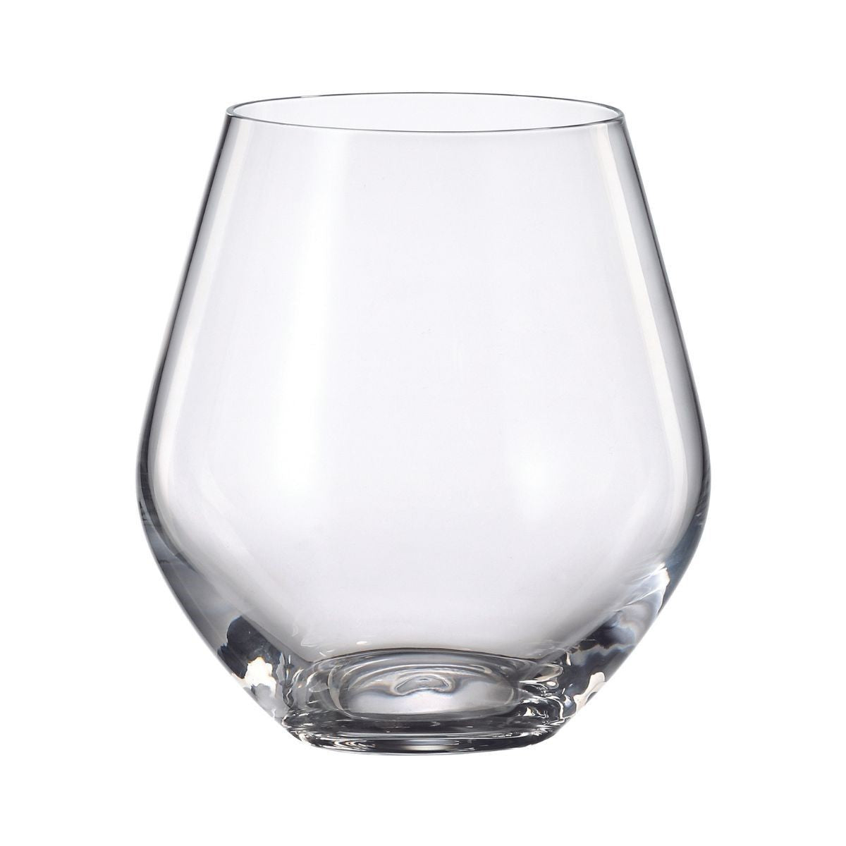 Set de 16 pahare pentru vin rosu, vin alb, sampanie si apa, transparent, din cristal de Bohemia, 500/490/210/600 ml, Globo