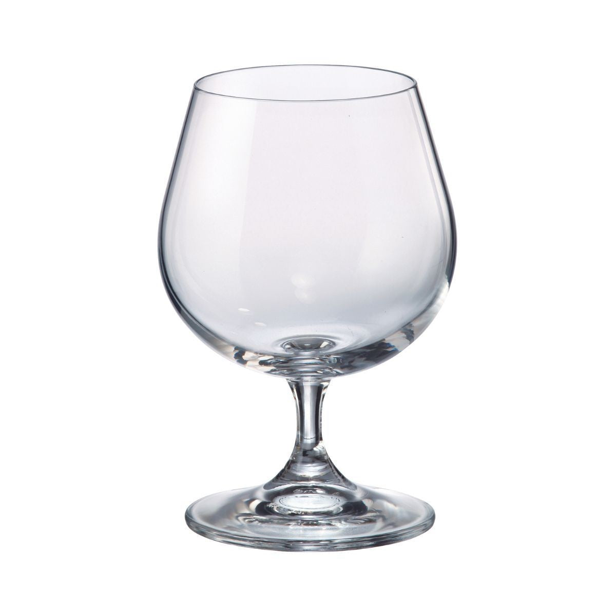 Set de 2 pahare pentru coniac, transparent, din cristal de Bohemia, 440 ml, 2For2