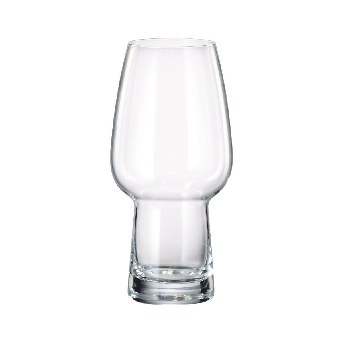 Set de 6 pahare pentru bere, transparent, din cristal de Bohemia, 400 ml, Stout