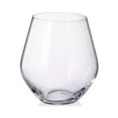 Set de 6 pahare pentru coniac, transparent, din cristal de Bohemia, 500 ml, Tori Titanium