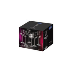 Set de 6 pahare pentru lichior, transparent, din cristal de Bohemia, 85 ml, Accesorries Collection