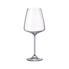 Set de 6 pahare pentru vin alb, din cristal de Bohemia, 520 ml, Sora White Wine