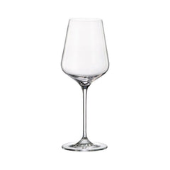 Set de 6 pahare pentru vin alb, transparent, din cristal de Bohemia, 485 ml, Winestar