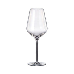 Set de 6 pahare pentru vin alb, transparent, din cristal de Bohemia, 570 ml, Louvre White Wine