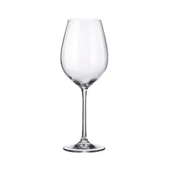 Set de 6 pahare pentru vin rosu, transparent, din cristal de Bohemia, 520 ml, Verona Red Wine