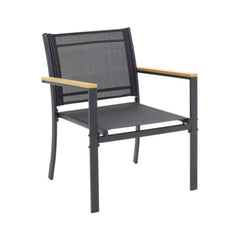 Set mobilier terasa/ gradina cu masa, canapea si scaune negru