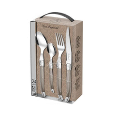 Set tacamuri 24 piese taupe Tradition Lou Laguiole