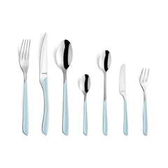 Set tacamuri 26 piese bleu/argintiu Eclat Amefa