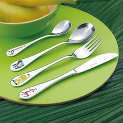 Set tacamuri 4 piese din inox pentru copii Safari Amefa