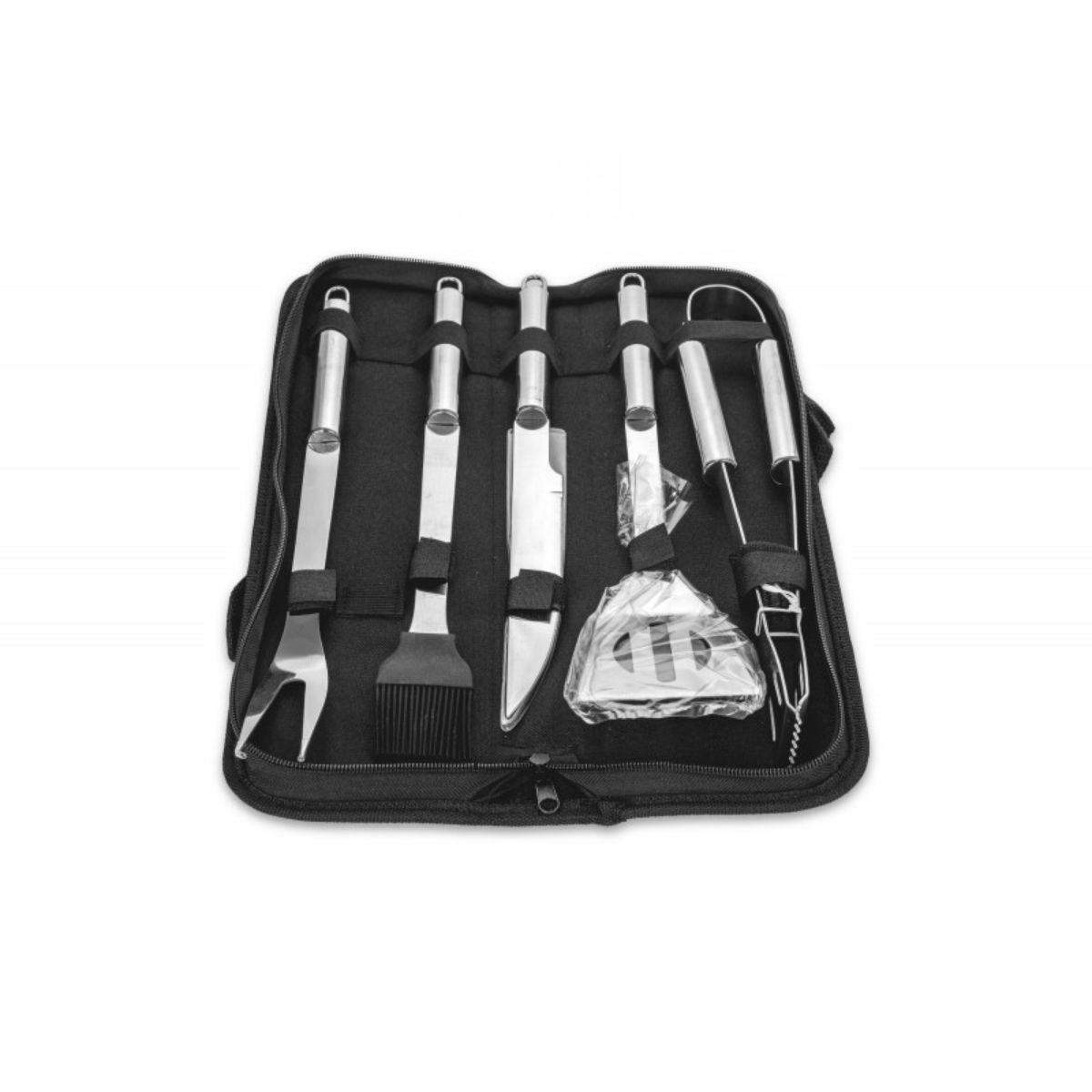 Set ustensile din inox, pentru gratar, 5 piese, Grunberg UG5PS