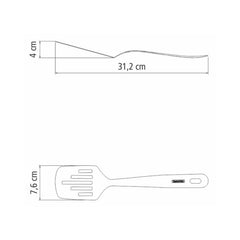 Spatula argintie din inox pentru bucatarie Extrata Tramontina