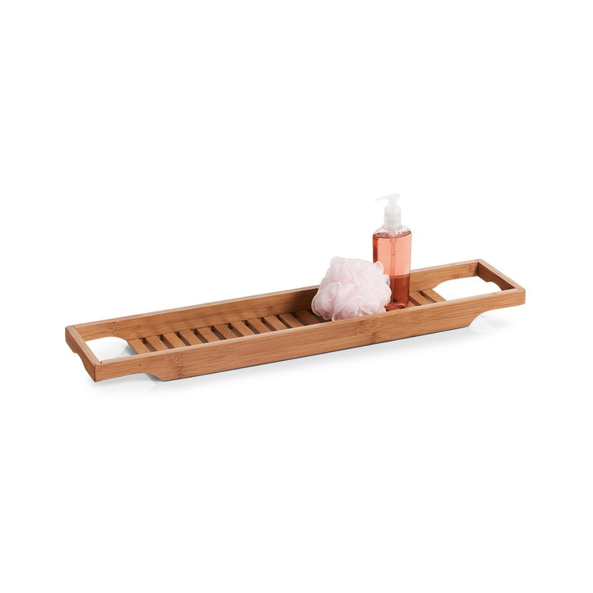 Suport de accesorii pentru cada, din bambus, 70 cm Bathtub tray Zeller