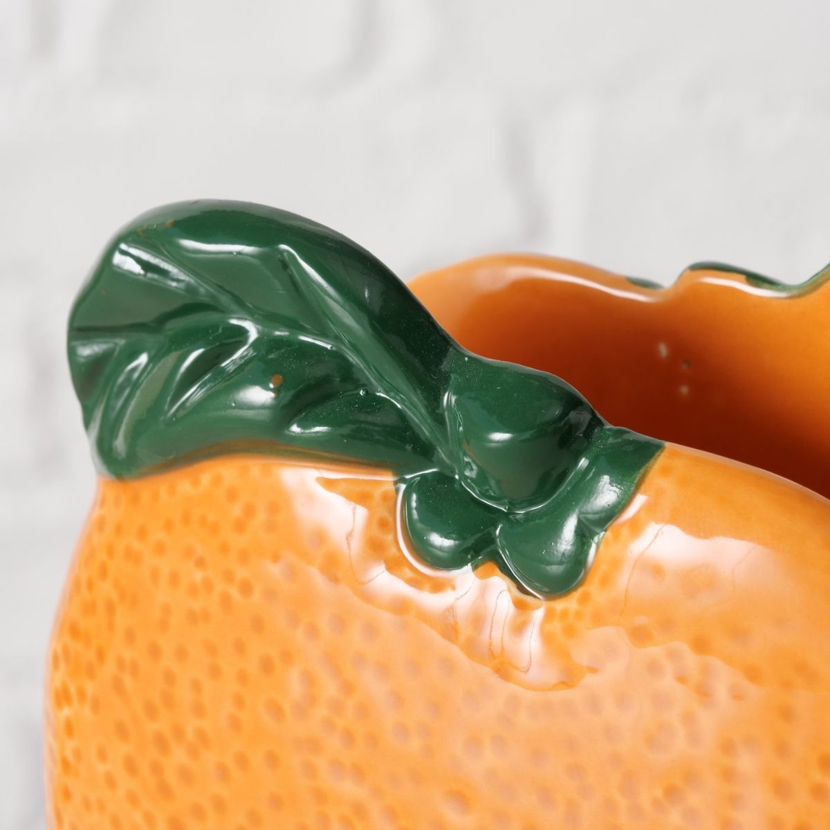 Suport de servetele portocaliu ceramic Orange Boltze