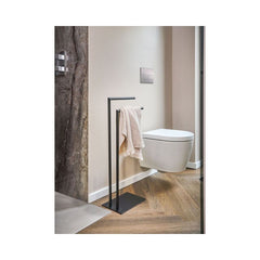 Suport pentru prosoape, negru, din metal, 82 cm, Towel holder Zeller