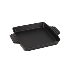 Tava de copt din fonta emailata, Ferro Eco Magefesa, 24x24x4 cm, 2.3l, neagra