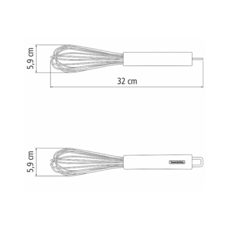 Tel argintiu din inox pentru bucatarie Extrata 32 cm, Tramontina