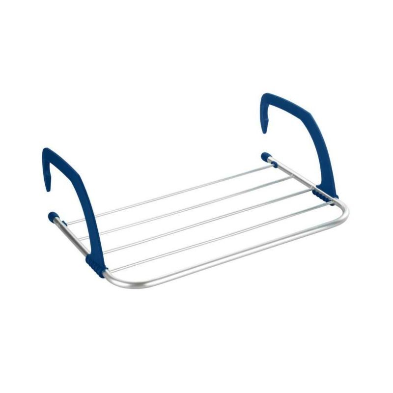 Uscator de rufe din aluminiu pentru balcon 53,5 x 16 x 37-48 cm Alu Wenko