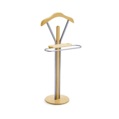 Valet de haine, maro, din lemn, 108 cm, Valet Stand Zeller