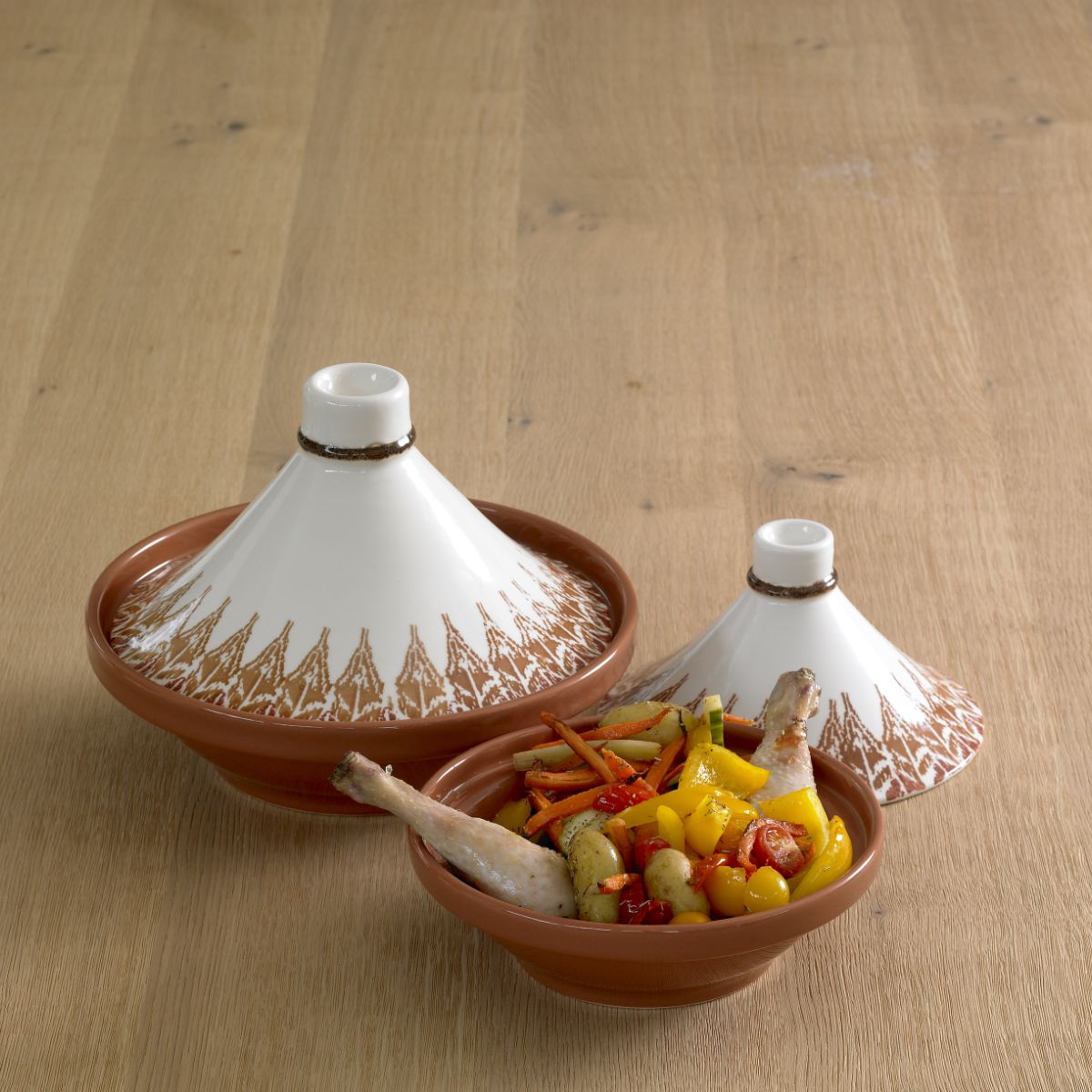 Vas de copt Tajine TerracottaØ22 cm Ikat Cosy&Trendy