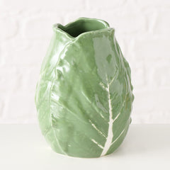 Vaza verde ceramica 13,5 cm Cabbage Boltze