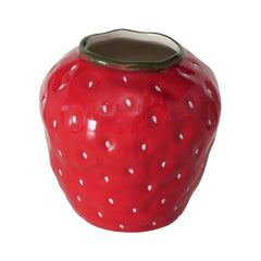 Vaza rosie din ceramica 16 cm Strawberry Boltze